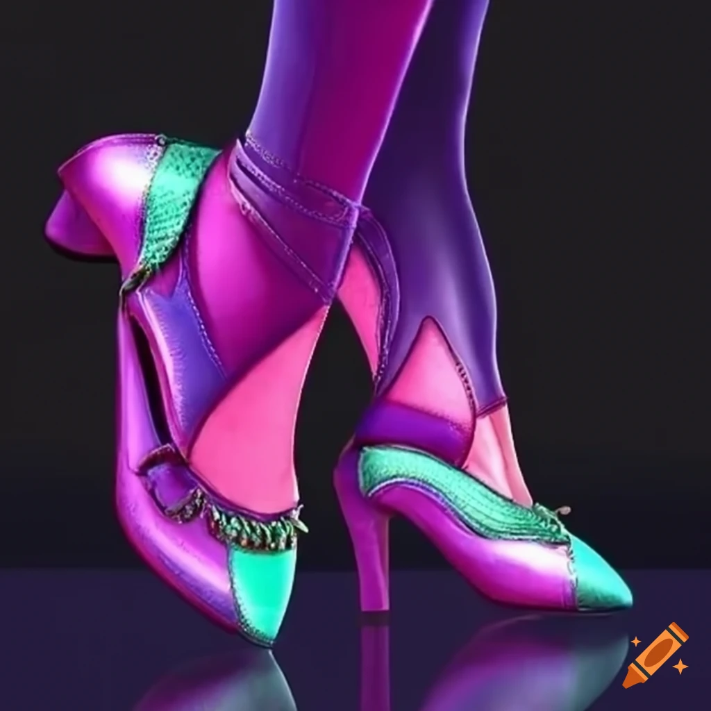 Nights into dreams dancing shoes on Craiyon