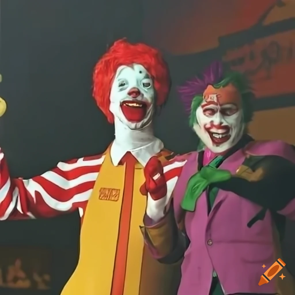 Ronald Mcdonald Joker Memes Satirical Image Of Ronald McDonald Smoking