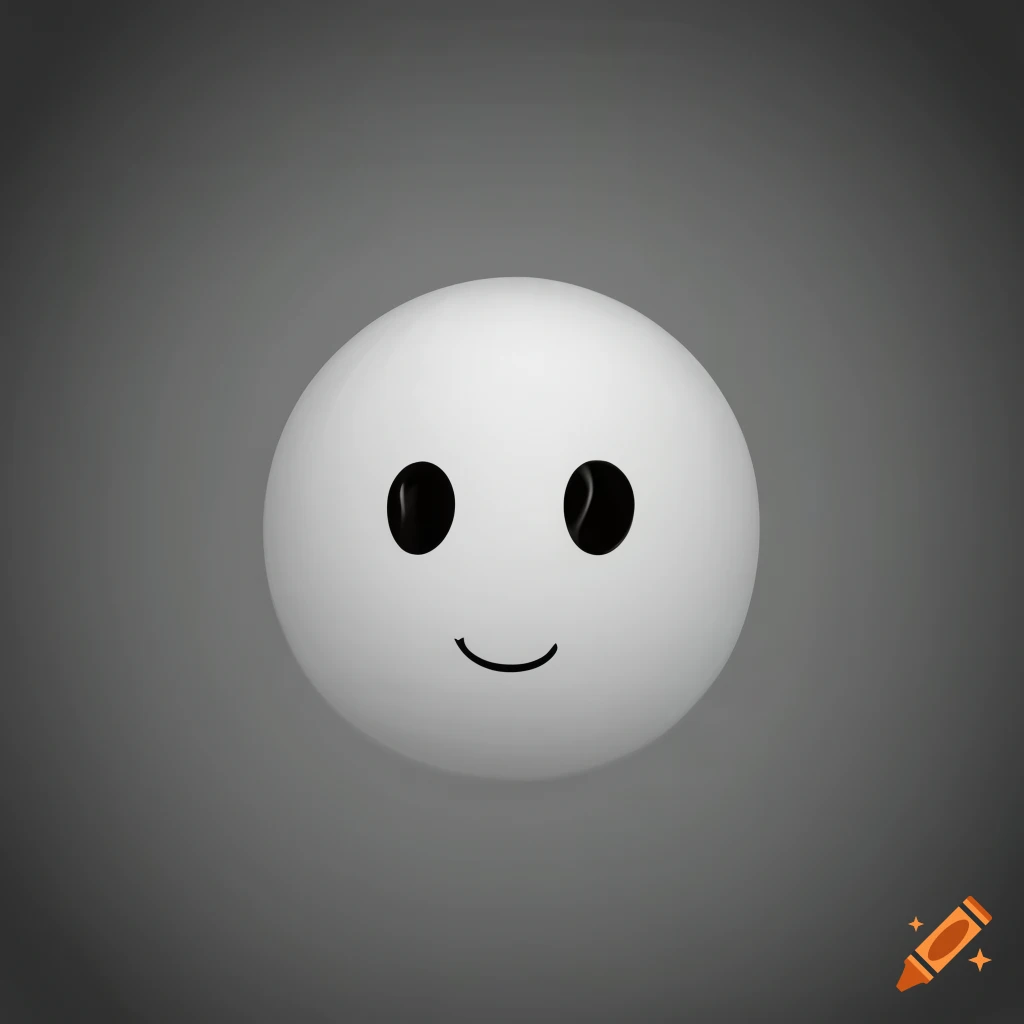 black and white portrait of a happy face