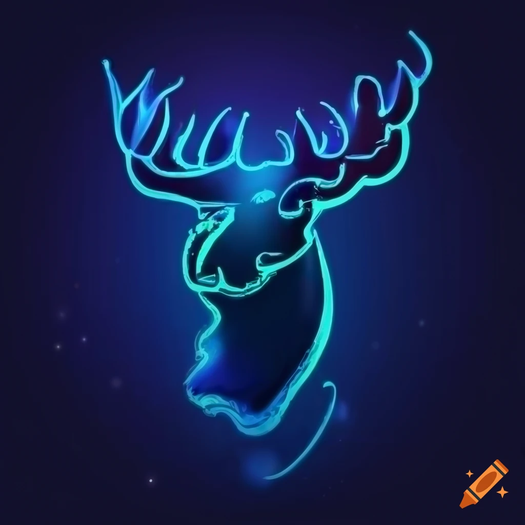 moose logo in a constellation