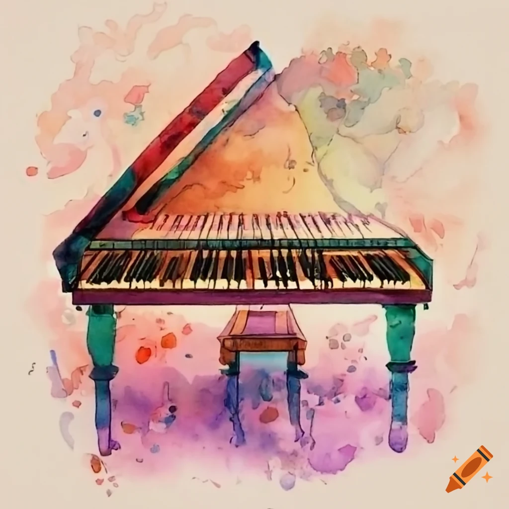 Harpsichord and piano side by side on Craiyon