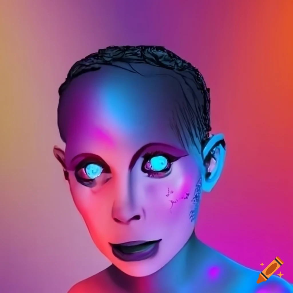 Non-binary ai representation on Craiyon