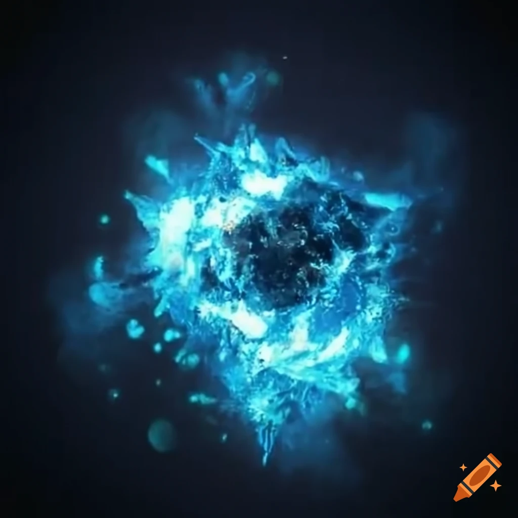sparkling diamond explosion