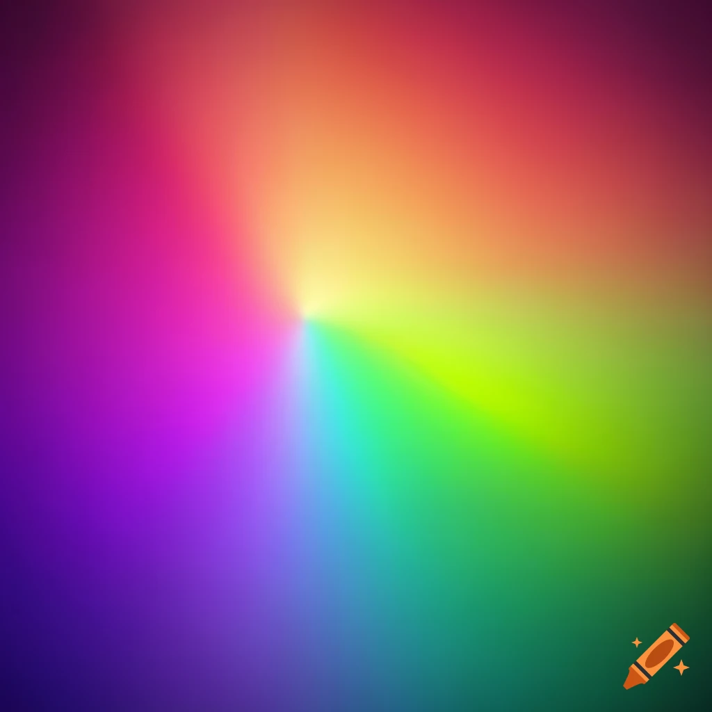 vibrant rainbow gradient colors