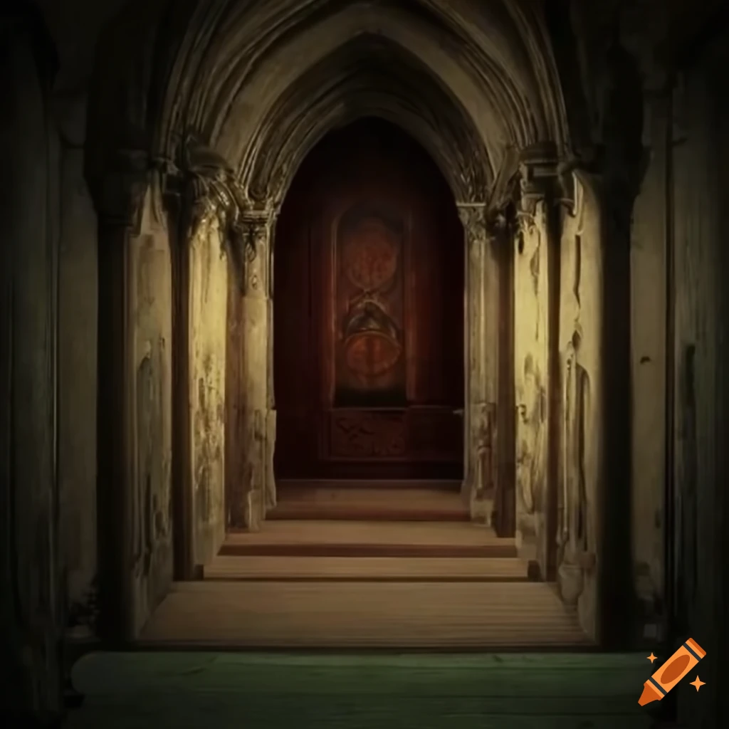 spacious room inside a monastery cell