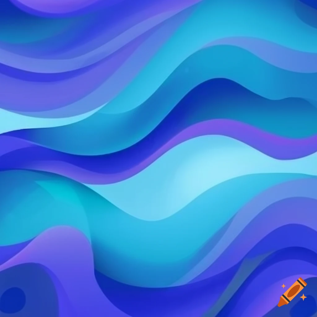 Vibrant vector art filled with wavy colors on Craiyon