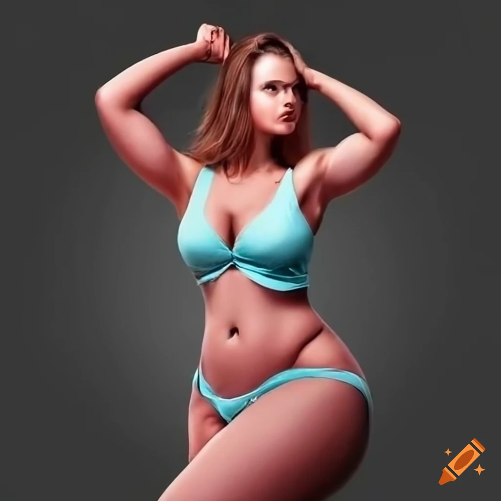 image of a confident woman with curves
