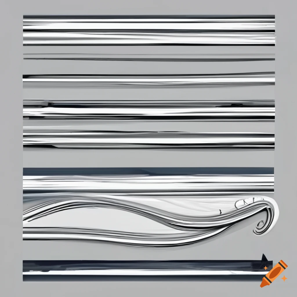 horizontal line divider with ornament on white background