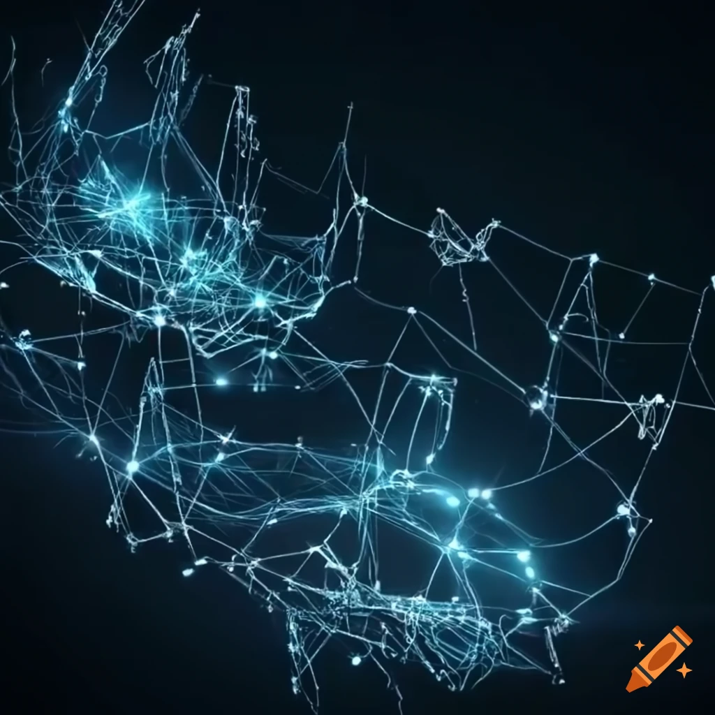 Ultra-realistic depiction of TCP/IP network connections on Craiyon