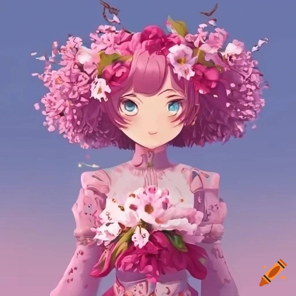 artistic depiction of a divine sakura flower
