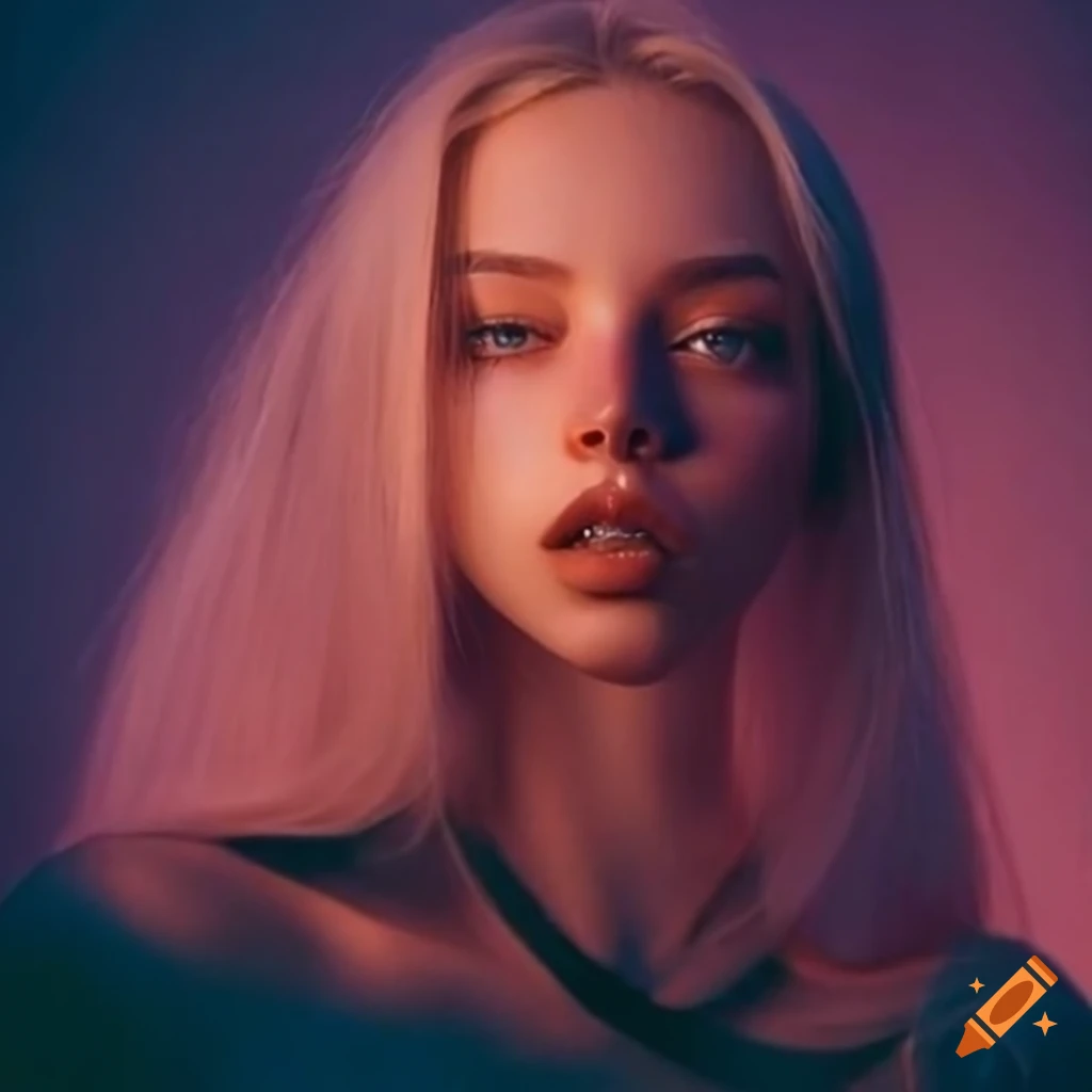 y2k aesthetic blonde woman