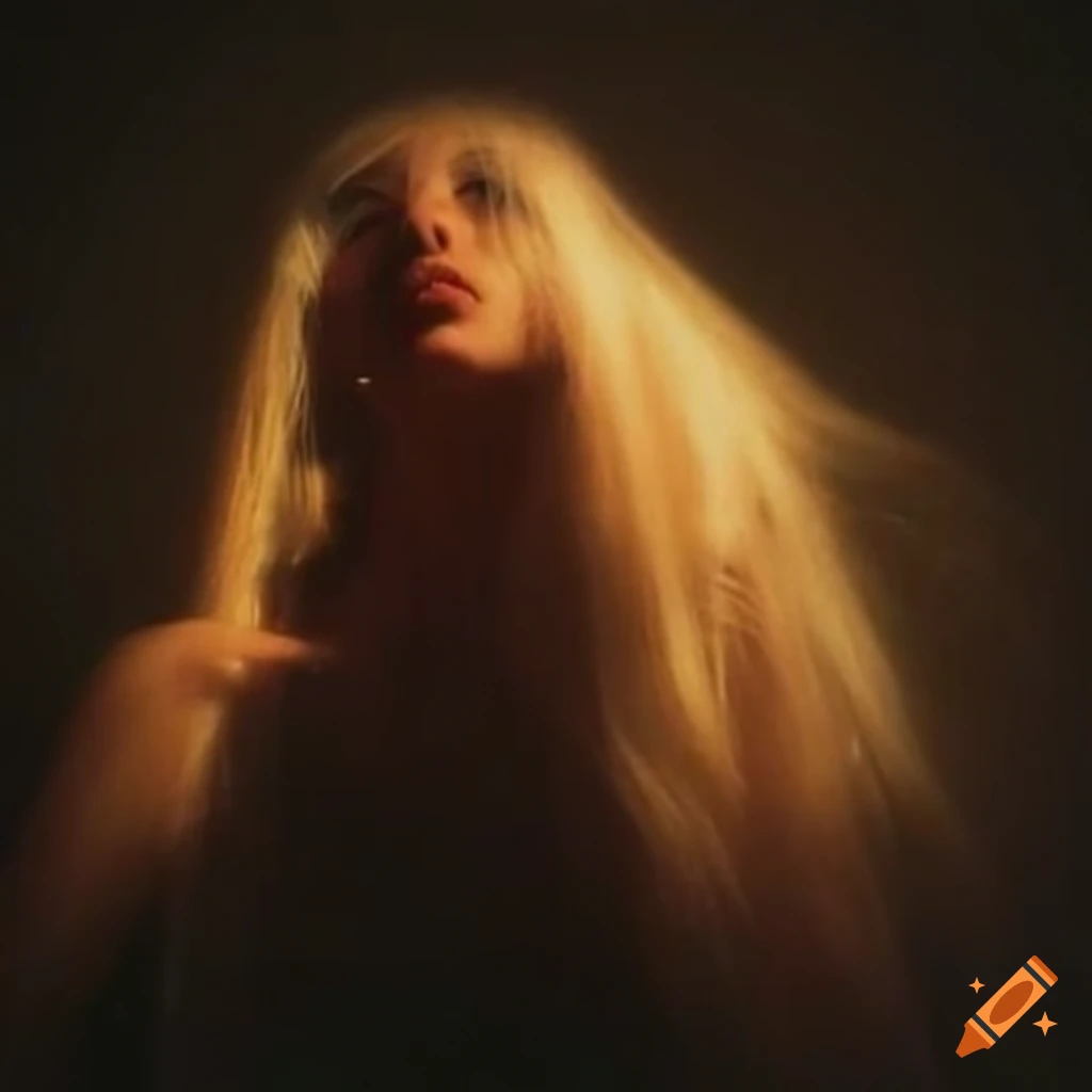 y2k aesthetic blonde woman