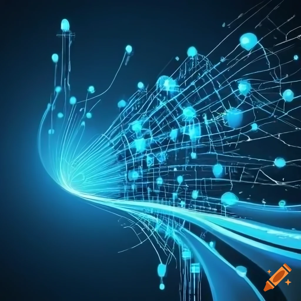 Ultra-realistic depiction of tcp/ip network connections with telecom ...