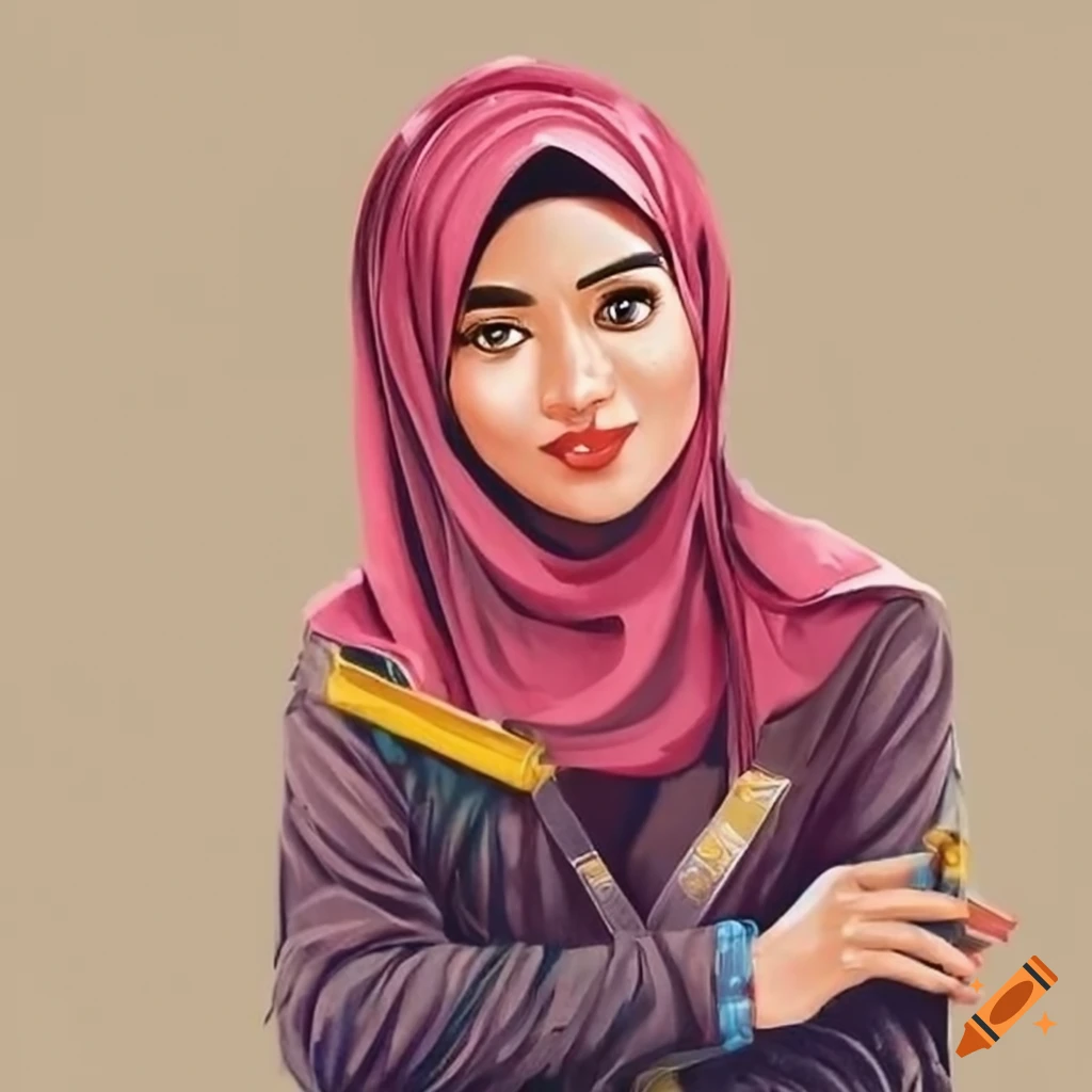 portrait of a Muslim woman engineer