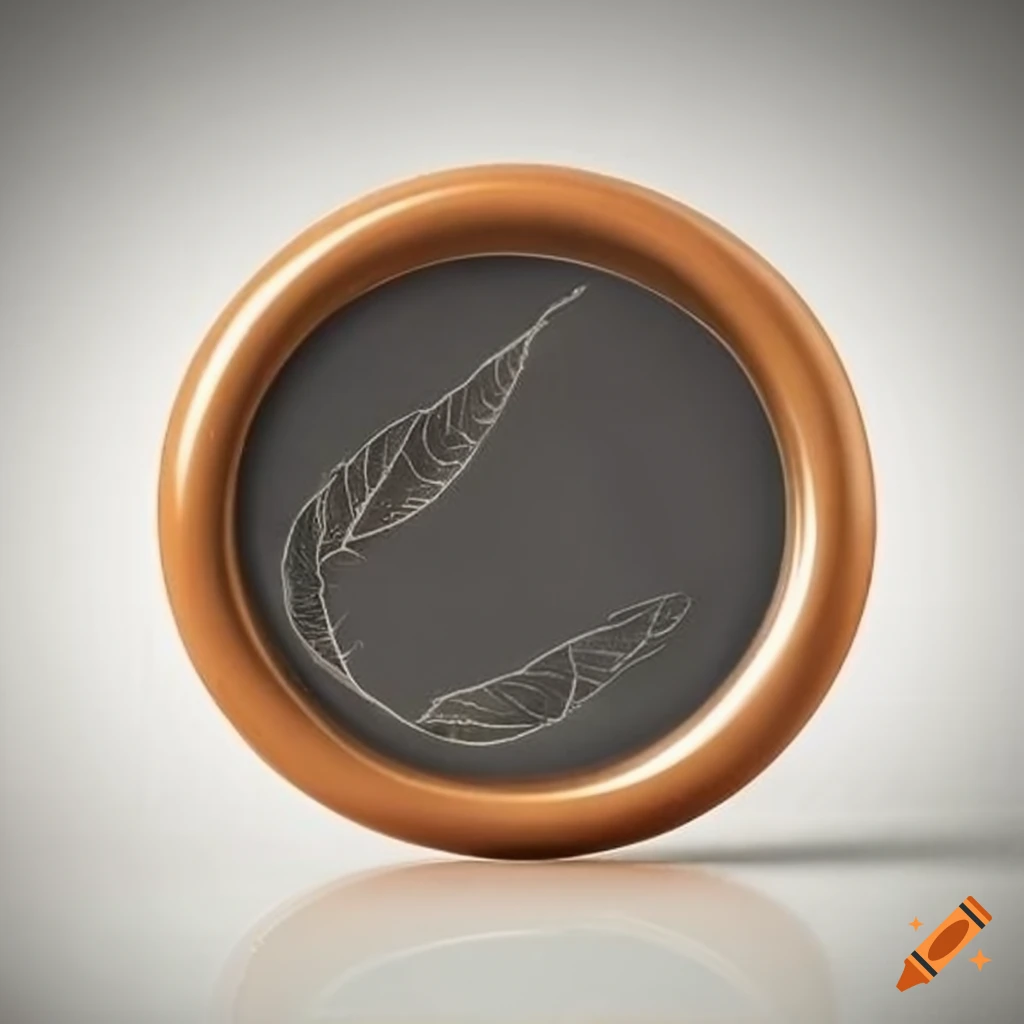 golden leaf wax seal