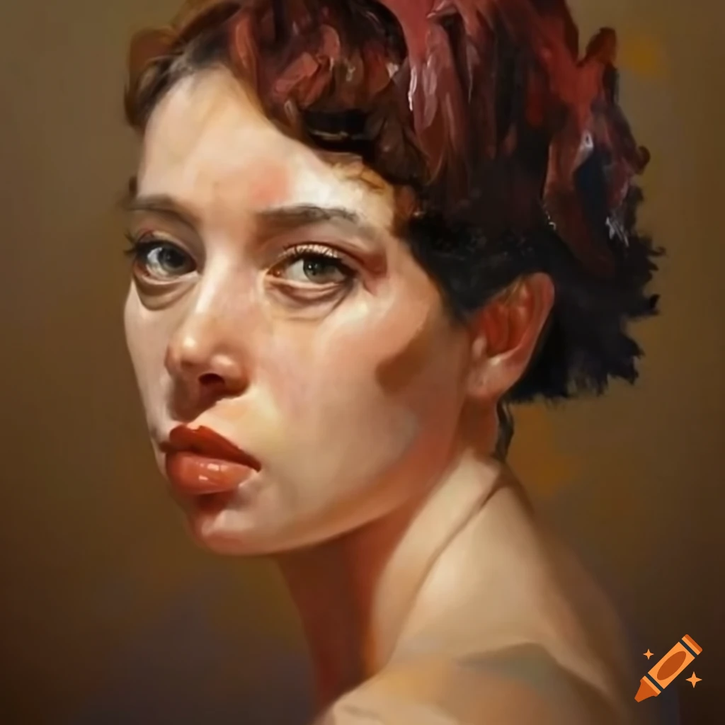 Artistic portraits on Craiyon