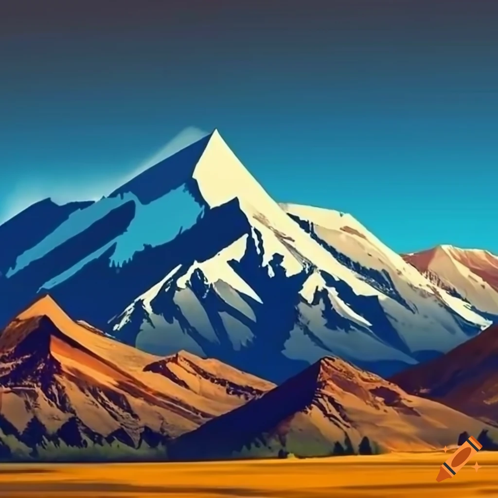 Colorado logo with mountains