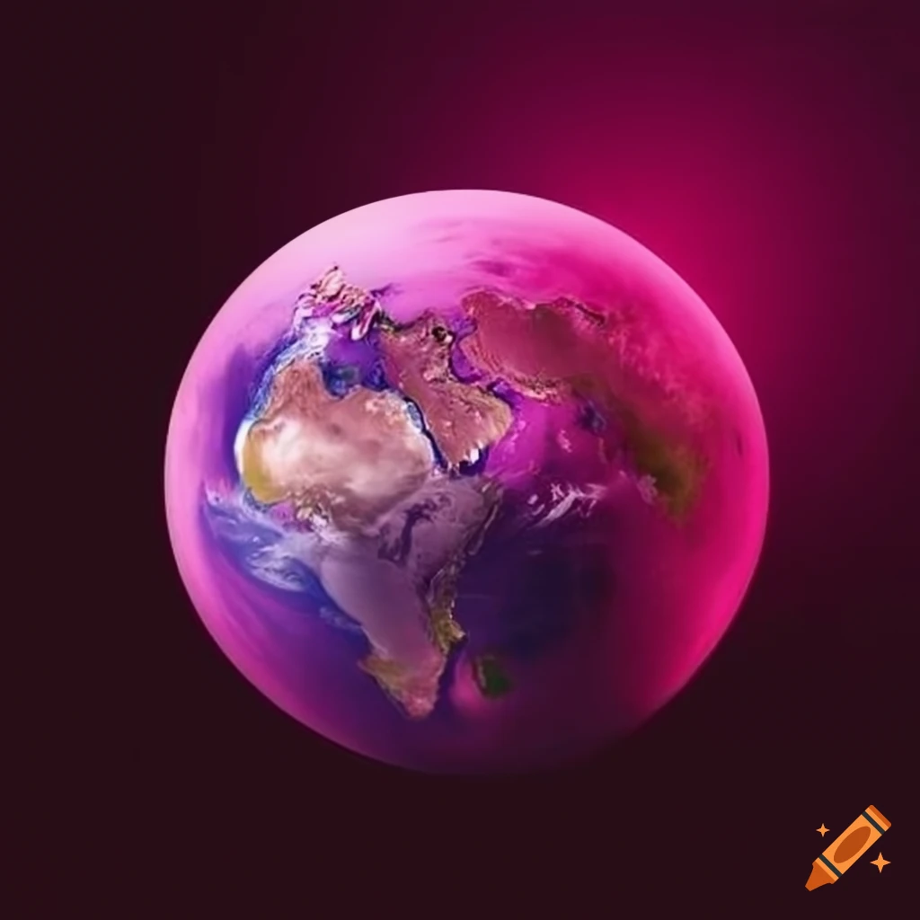 pink earth formation