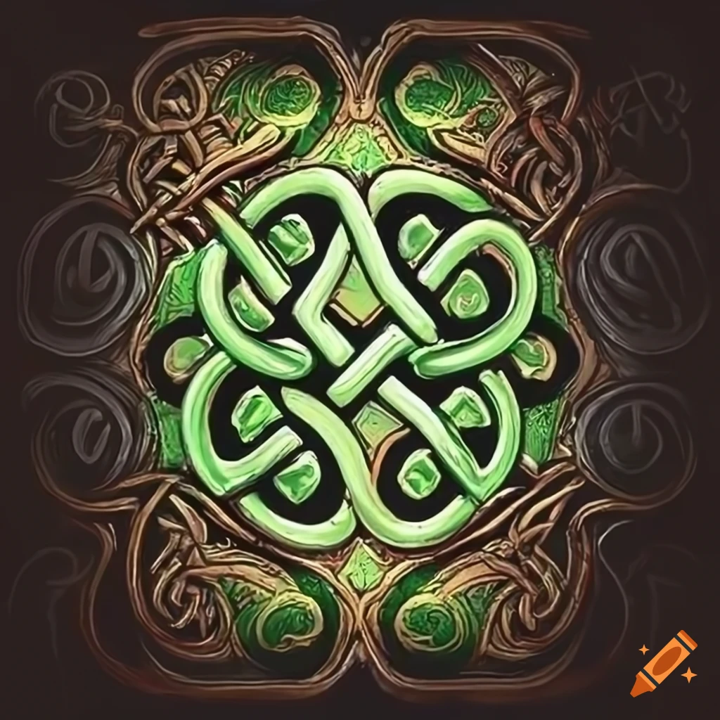 Celtic logo for an Irish band