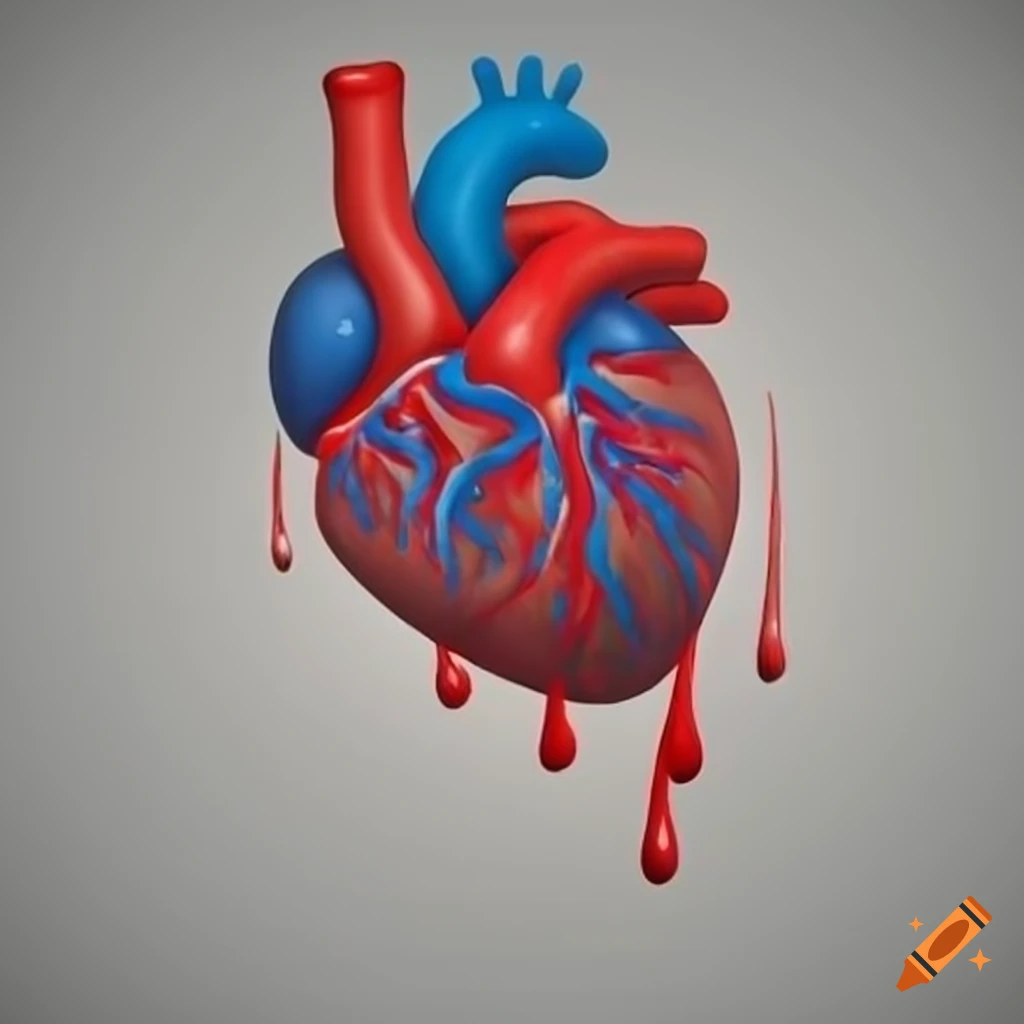 melting human heart