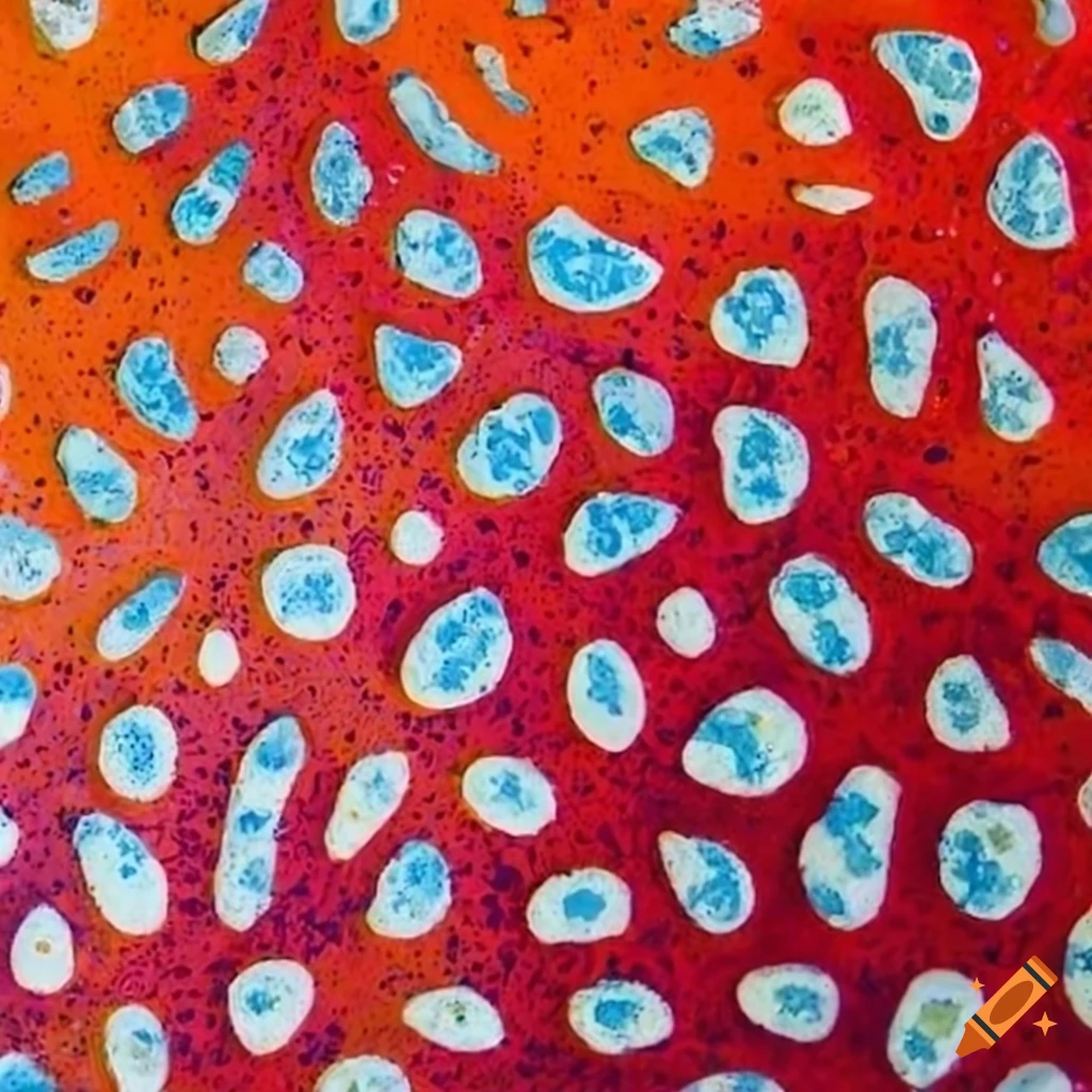 pointillism sculpture inspired by coral