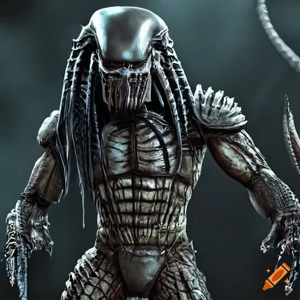 Image of the predator and the xenomorph