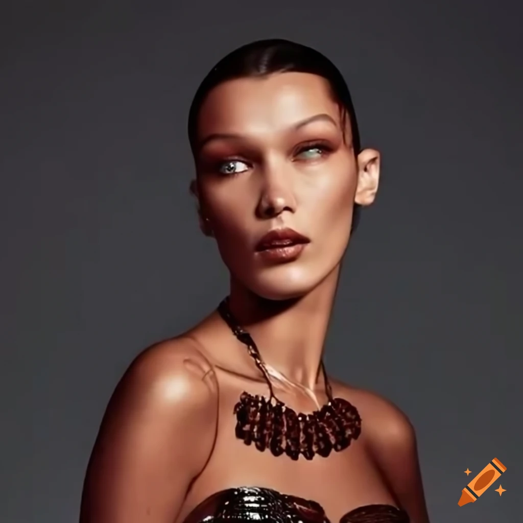 Bella Hadid on Vogue magazine cover