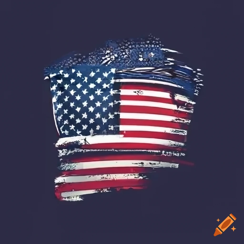 American flag logo with the year 1776