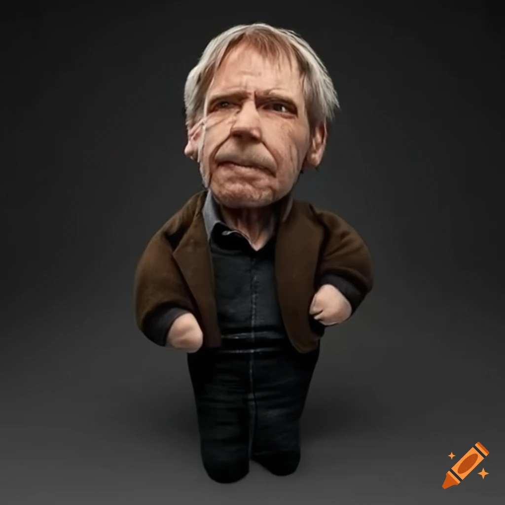 realistic Harrison Ford plushie