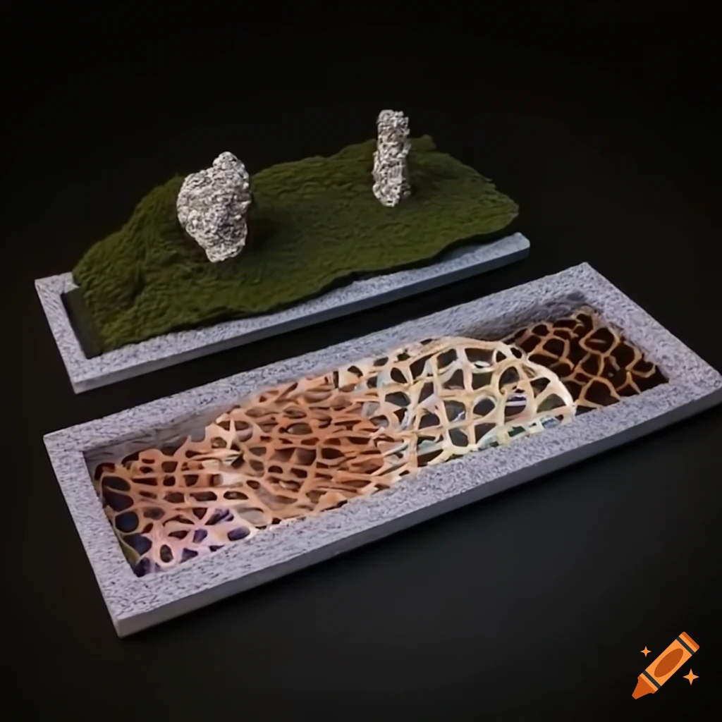 cellular automata patterns in a zen garden