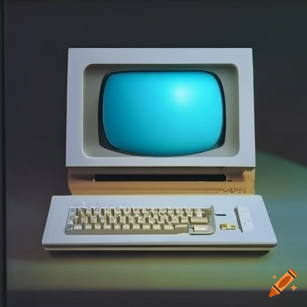 high-definition photo of an Apple II computer