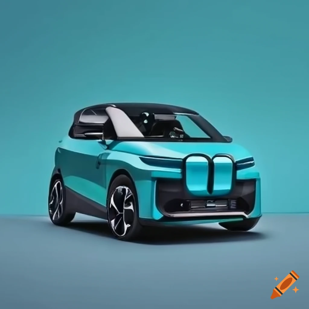 image of a cyan BMW Electric Microcar