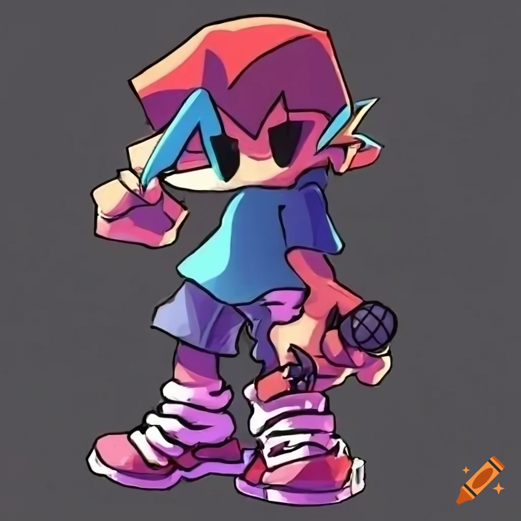 Fanart Of FNF BF Character On Craiyon Fanart Of Fnf Bf Character On Craiyon