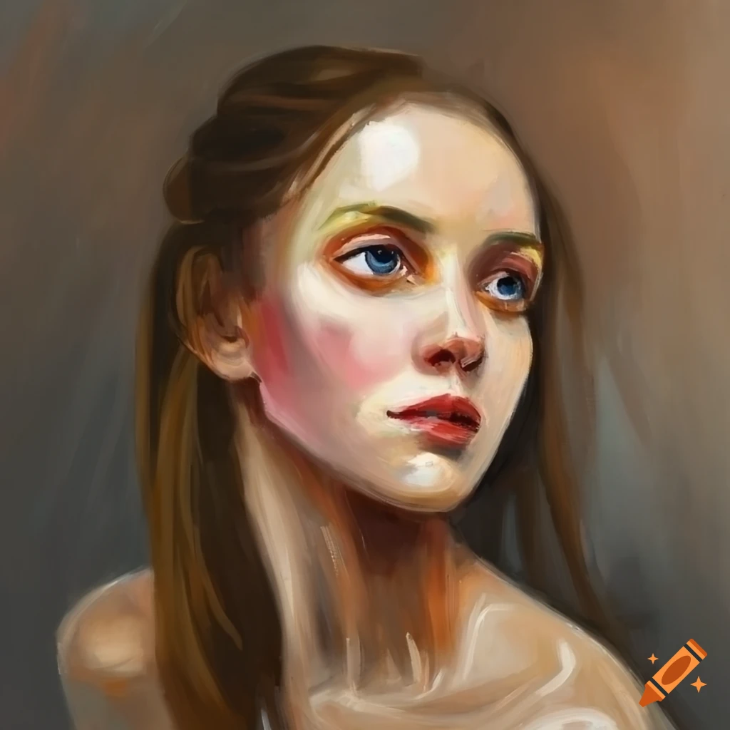 portrait of a young woman