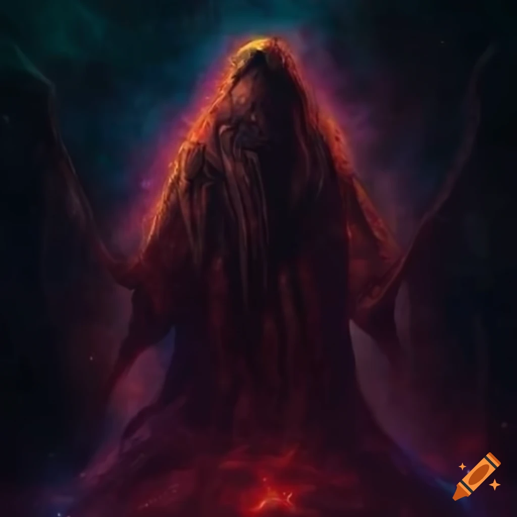 image representing cosmic horror and darkness