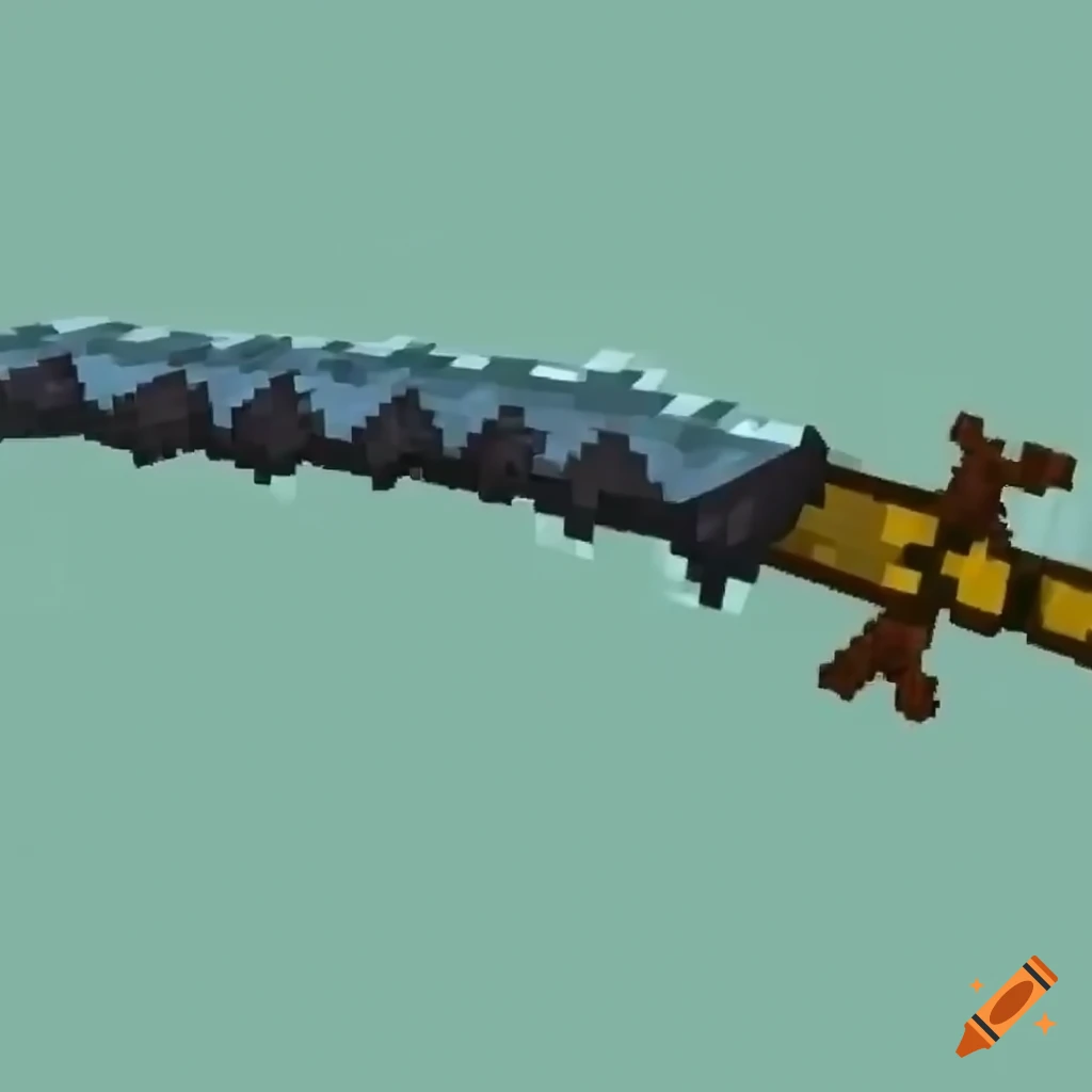 Minecraft katana sword for texture pack