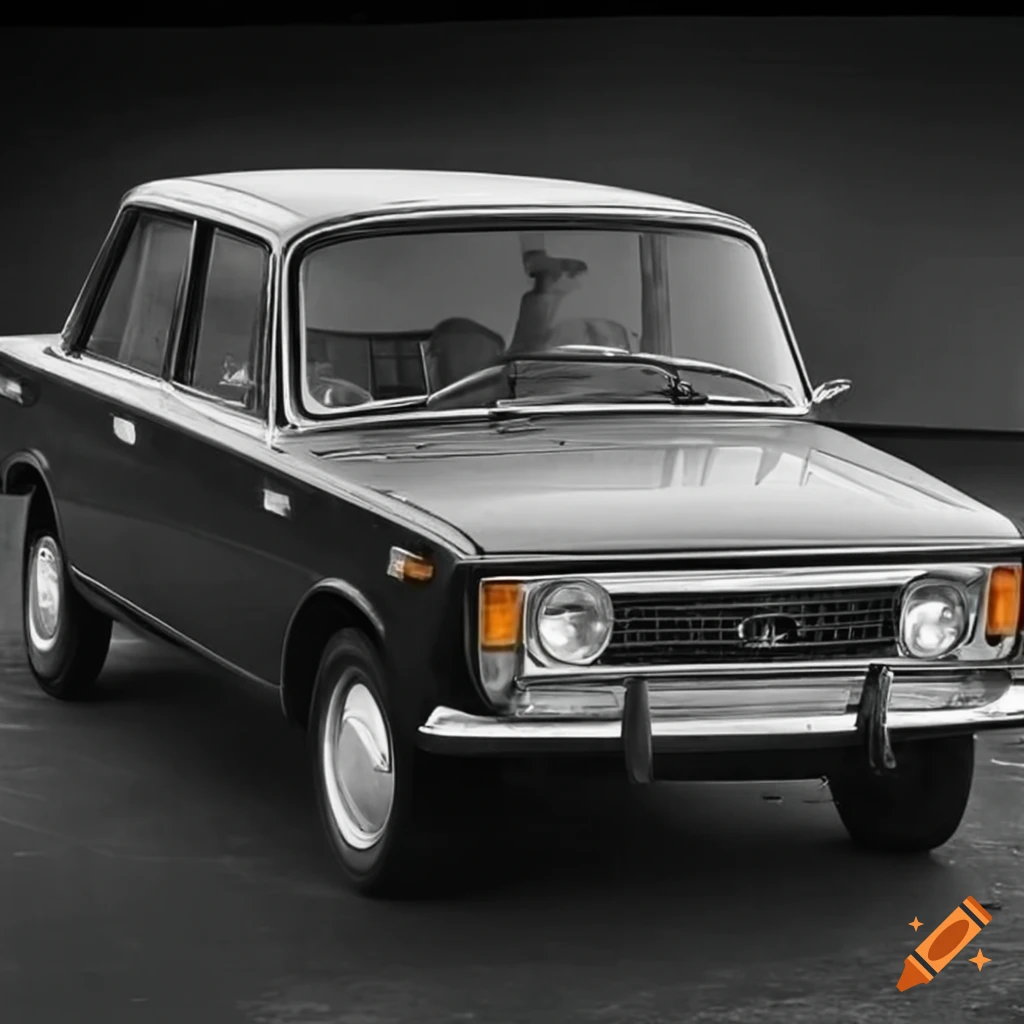vintage Lada car from the USSR