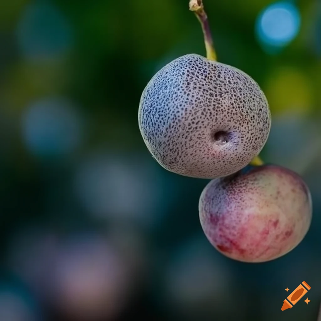 Colorful fruit with unique gray hues on Craiyon