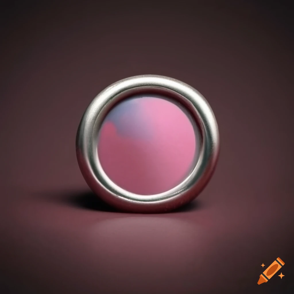 grey wax seal with silver and pink Pluto planet