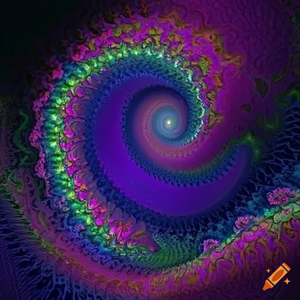 fractal pattern hair style