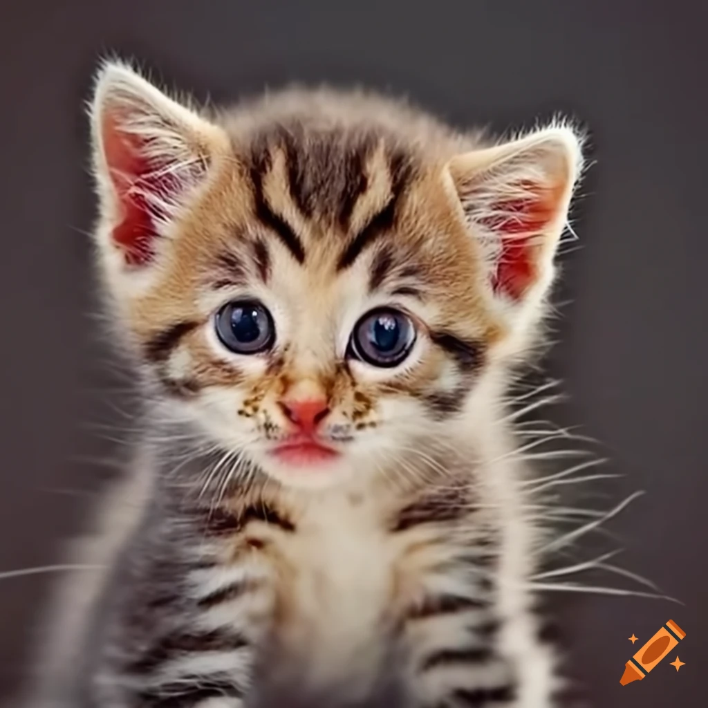Cute baby kitten on Craiyon