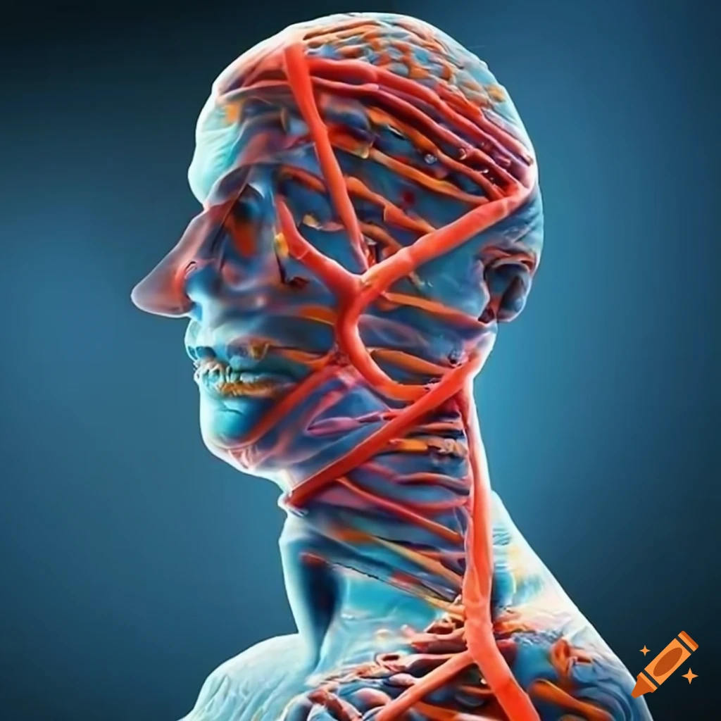 abstract representation of a DNA strand