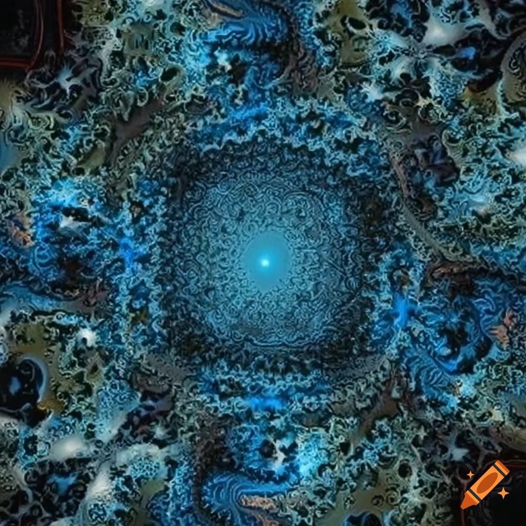 clear fractal patterns in outer space