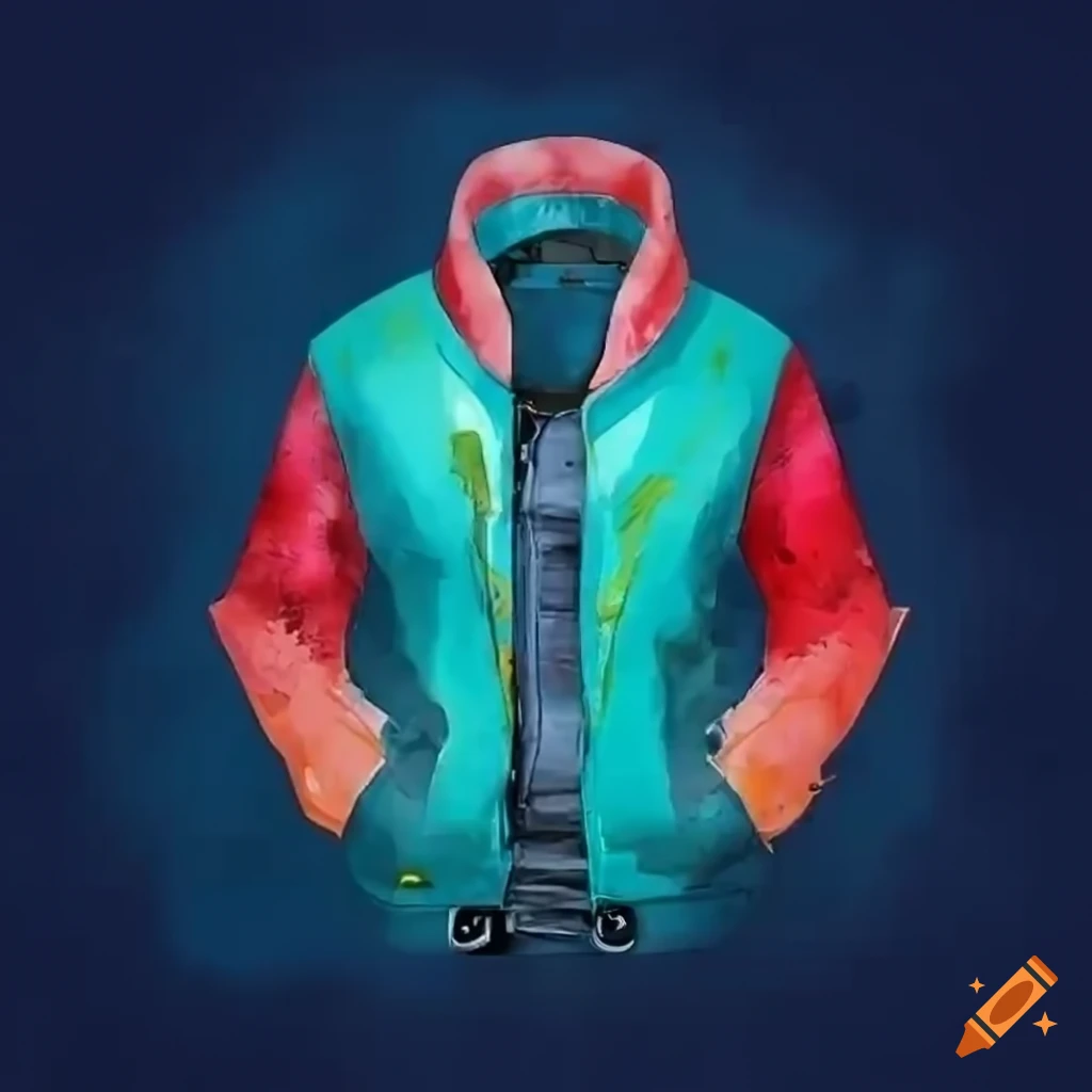 cool 2D jacket artwork
