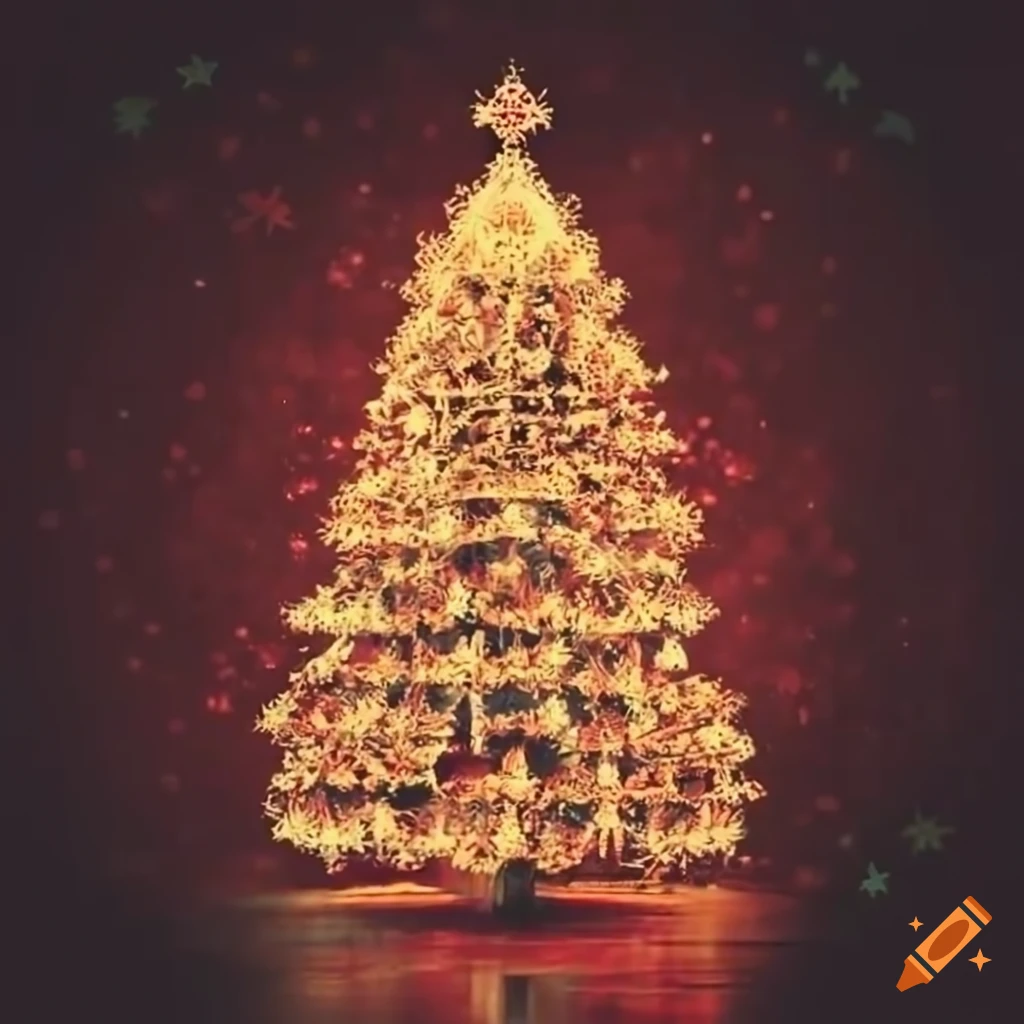 vintage Christmas tree