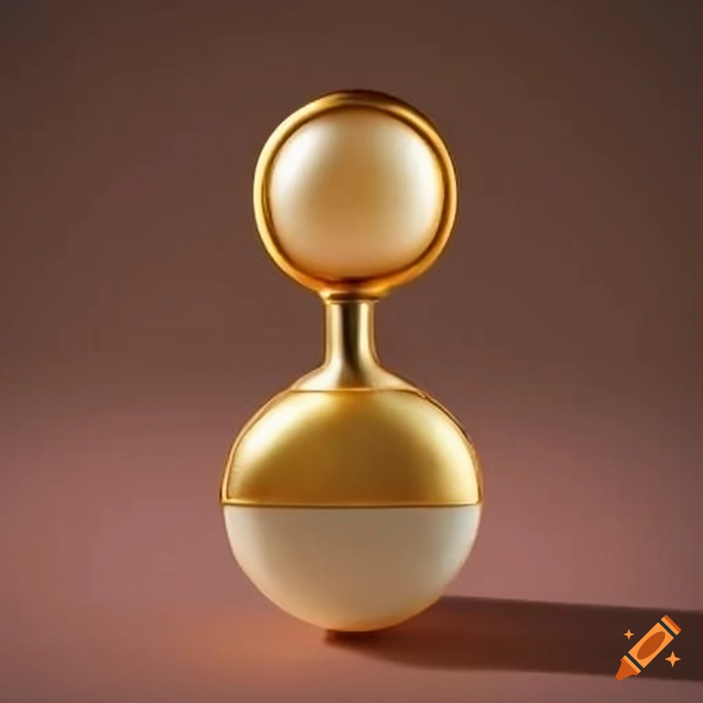 white wax seal with pearl and golden top