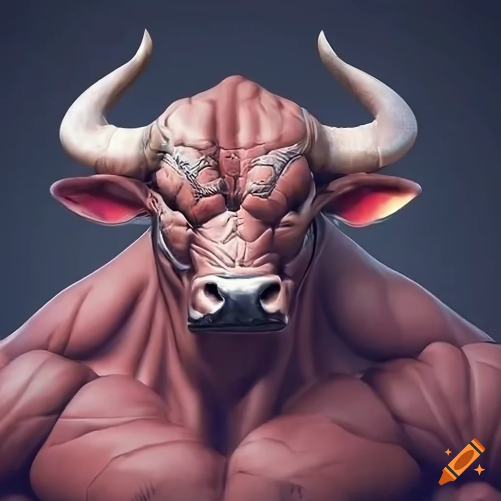 muscular bull guarding a nightclub