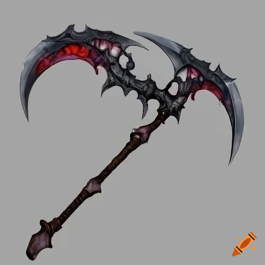 Dark Scythe Weapon On Craiyon 