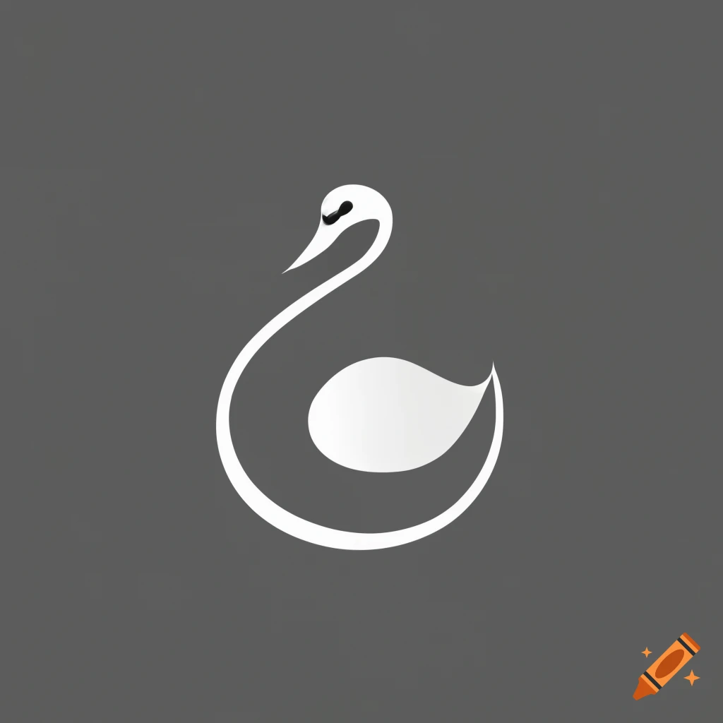 simple swan logo