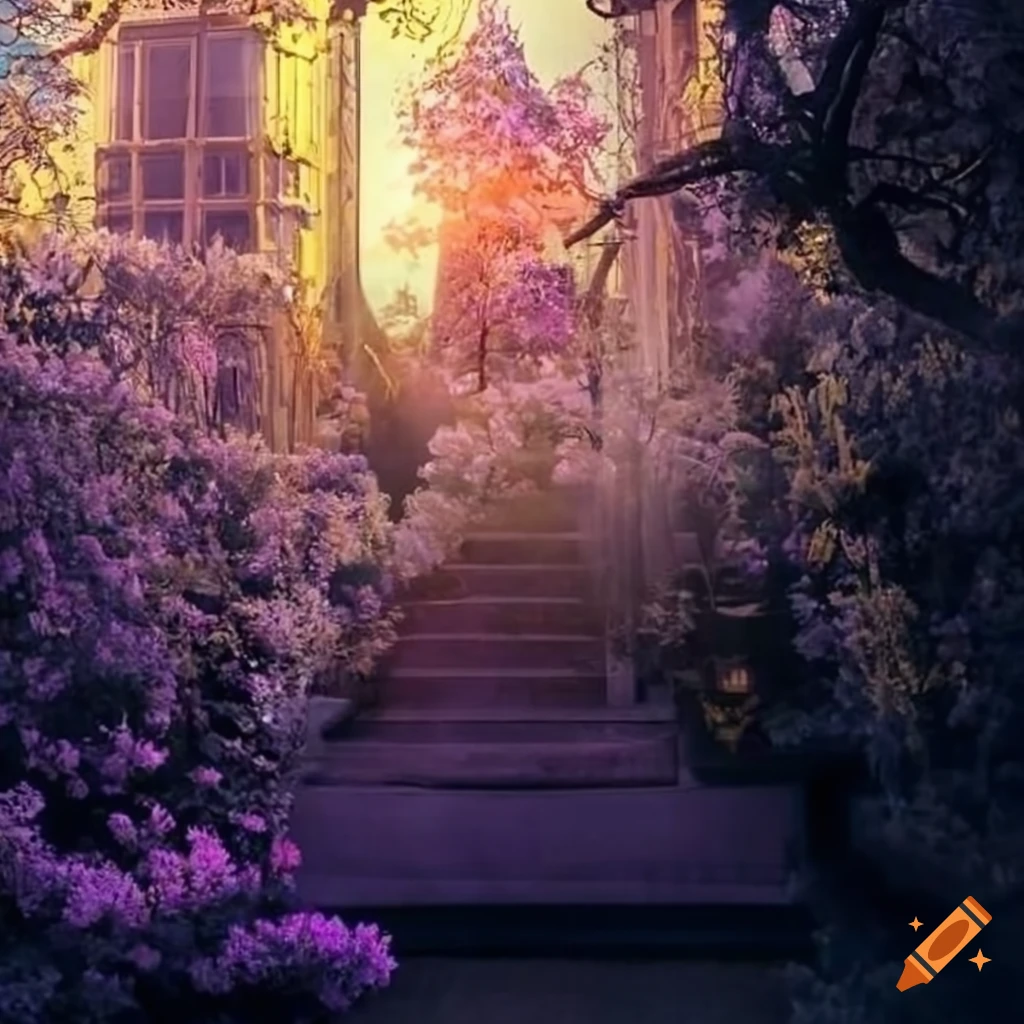 dawn view of the Dresden garden house with crystal windows
